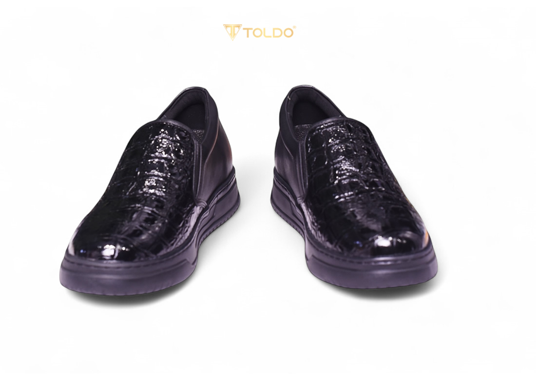 Giày cao 8cm slip da thật siêu nhẹ 13